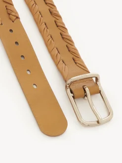 Ceintures-Chloé Ceinture Joe Weaved Autumnal Brown
