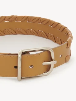 Ceintures-Chloé Ceinture Joe Weaved Autumnal Brown