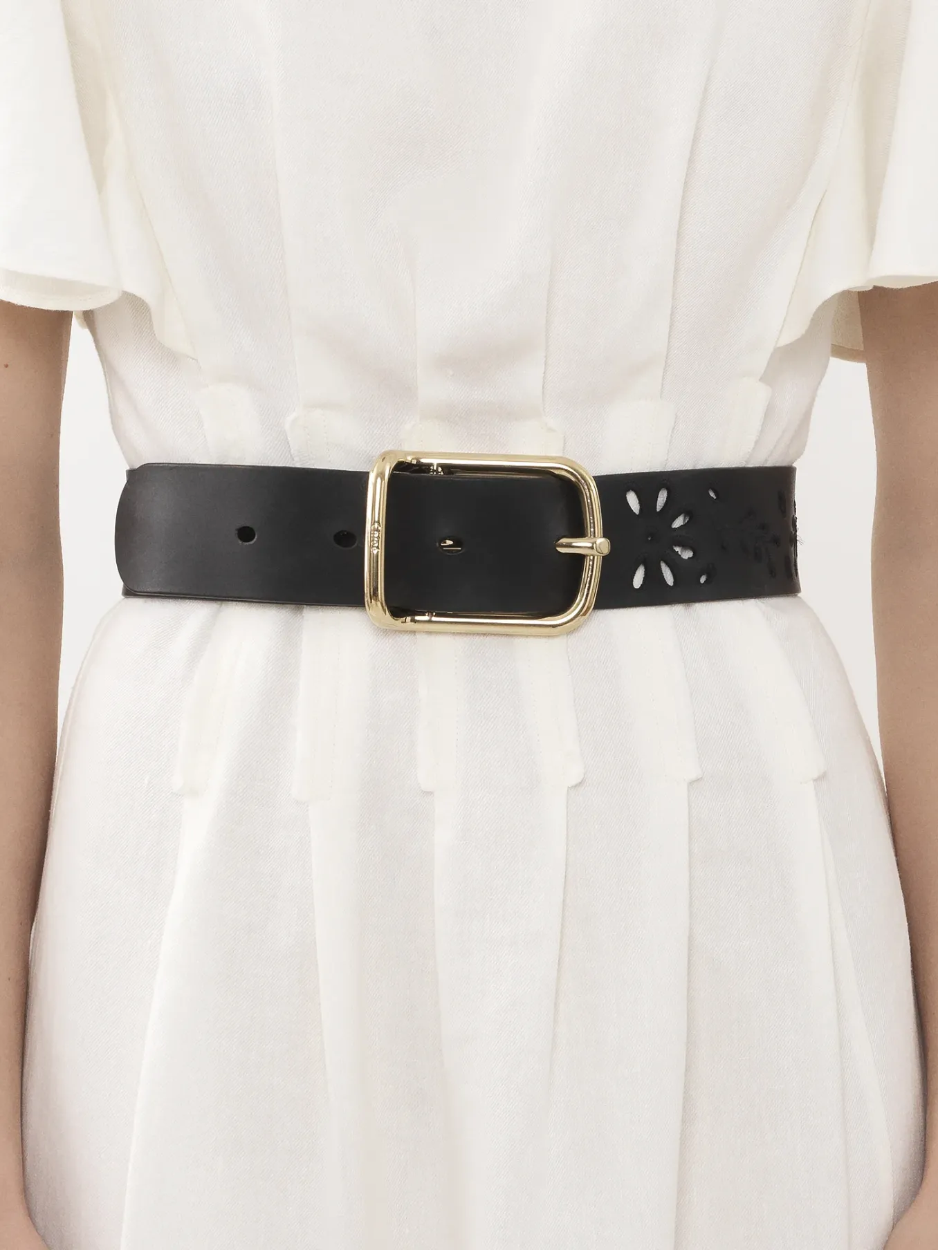 Ceintures-Chloé Ceinture Kamilla Noir