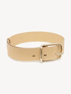 Ceintures-Chloé Ceinture Large Joe Biscotti Beige