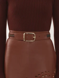 Ceintures-Chloé Ceinture Louela Brown - Black 1