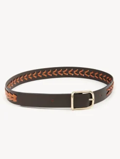 Ceintures-Chloé Ceinture Micah Brown - Orange 1