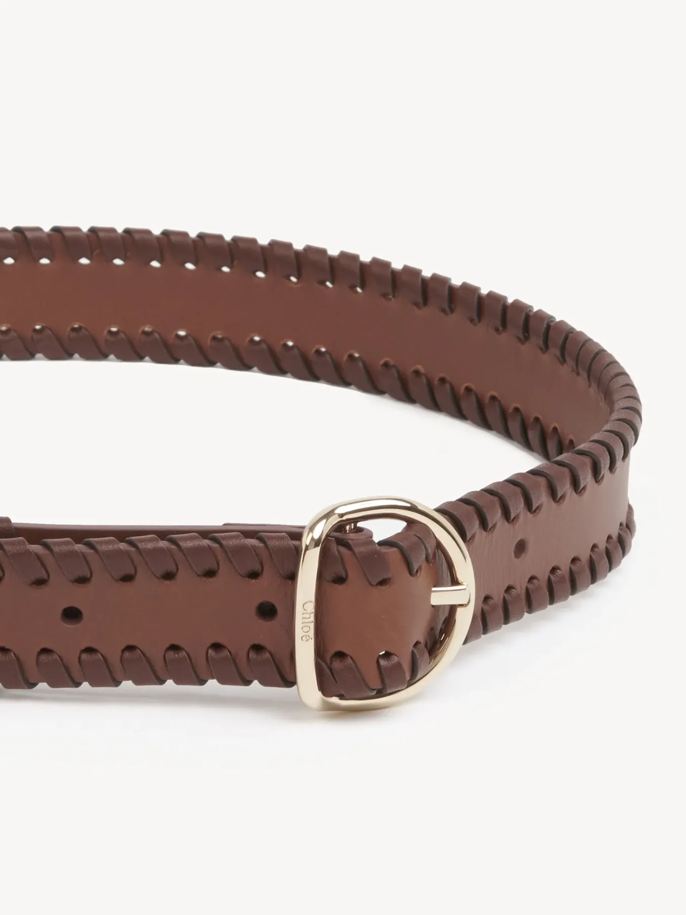 Ceintures-Chloé Ceinture Mony Pure Brown