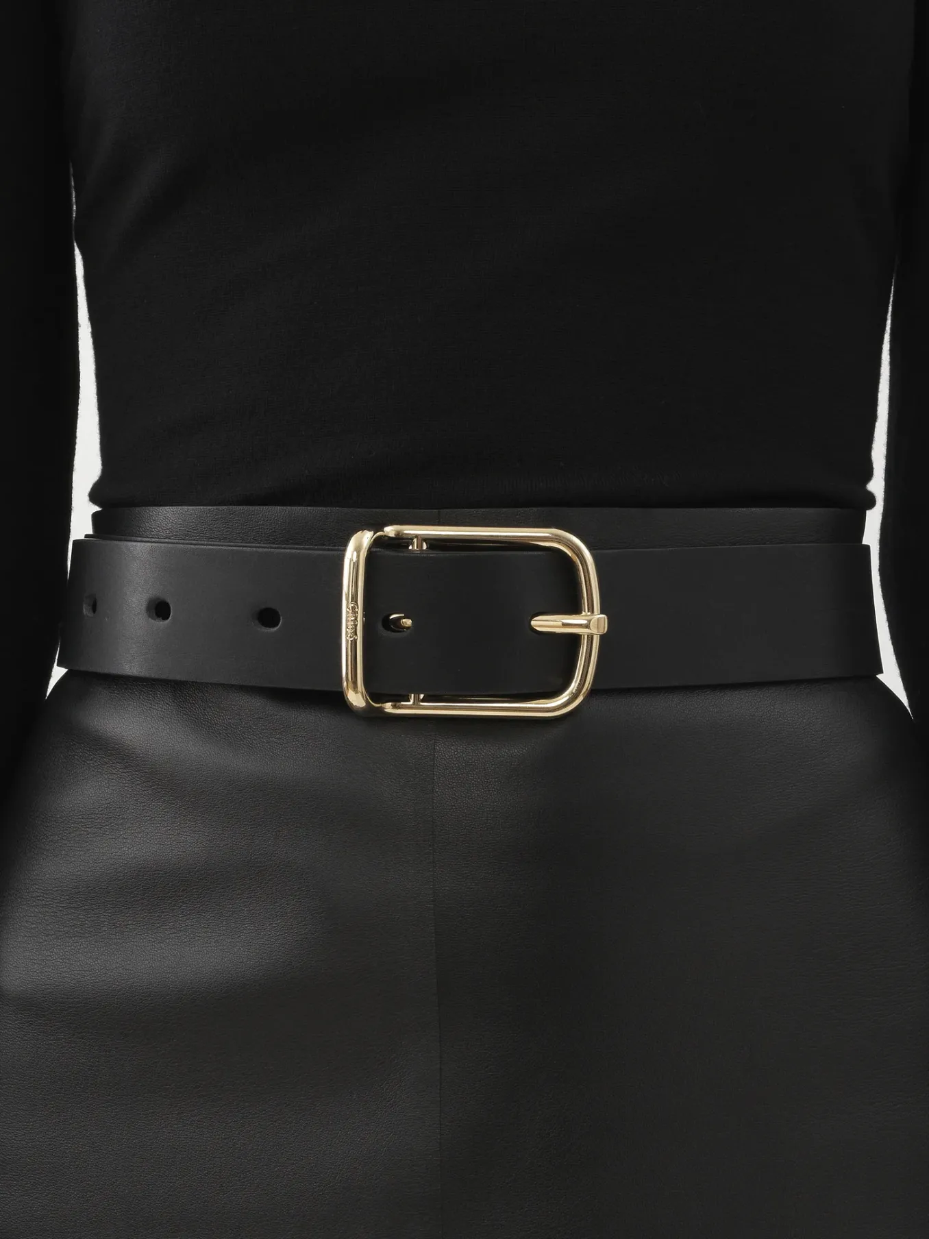Ceintures-Chloé Ceinture Moyenne Joe Noir