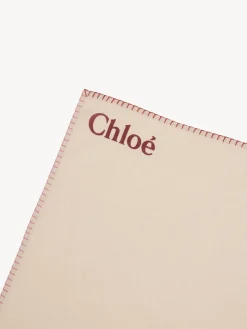 Écharpes Et Accessoires En Soie-Chloé Chale Lovely Beige