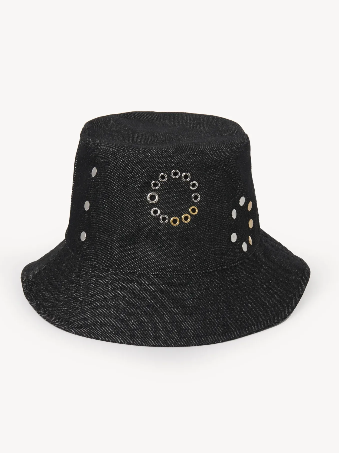 Chapeaux Et Gants-Chloé Chapeau Bob A Oeillets Noir