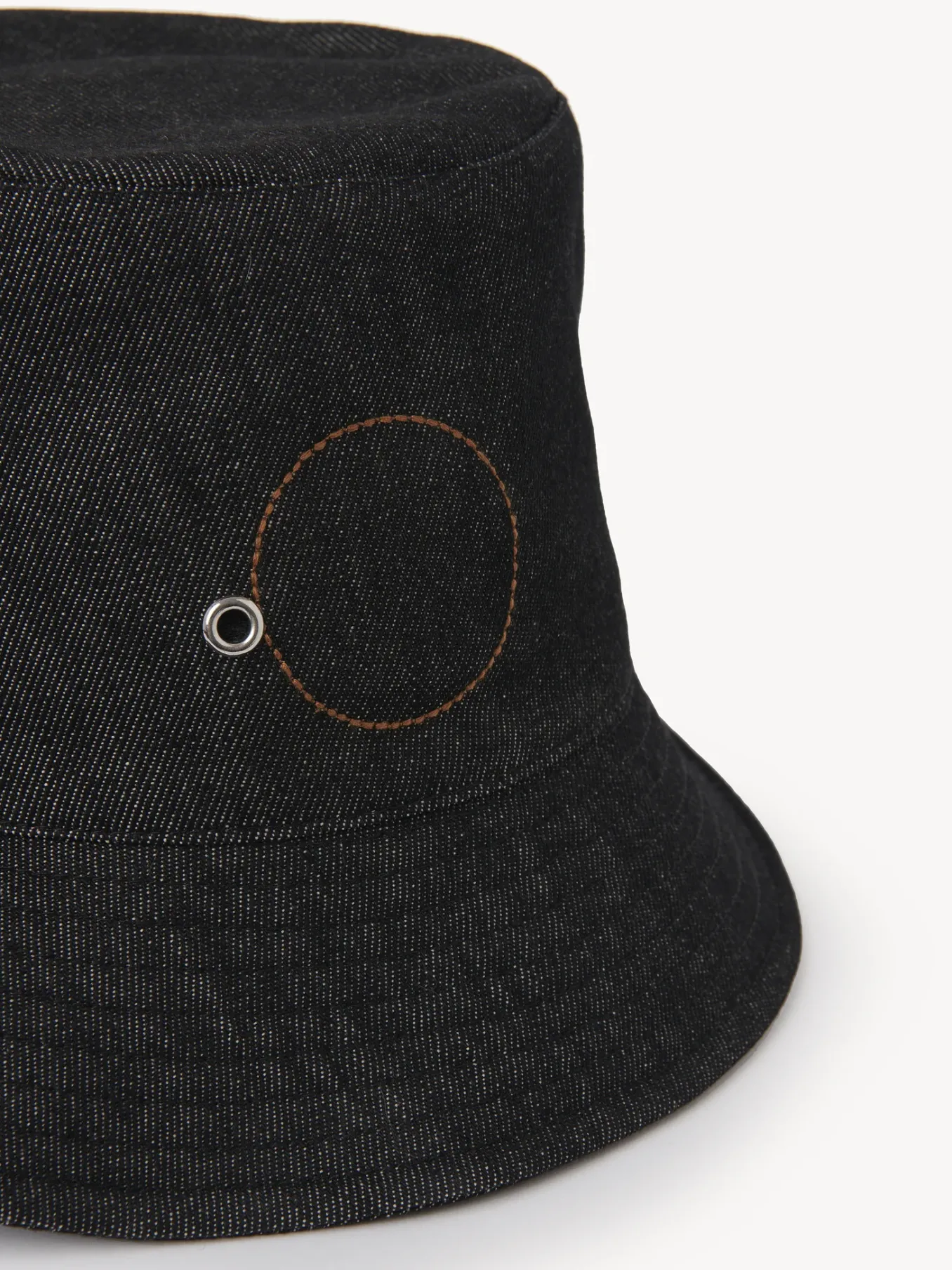 Chapeaux Et Gants-Chloé Chapeau Bob A Oeillets Noir
