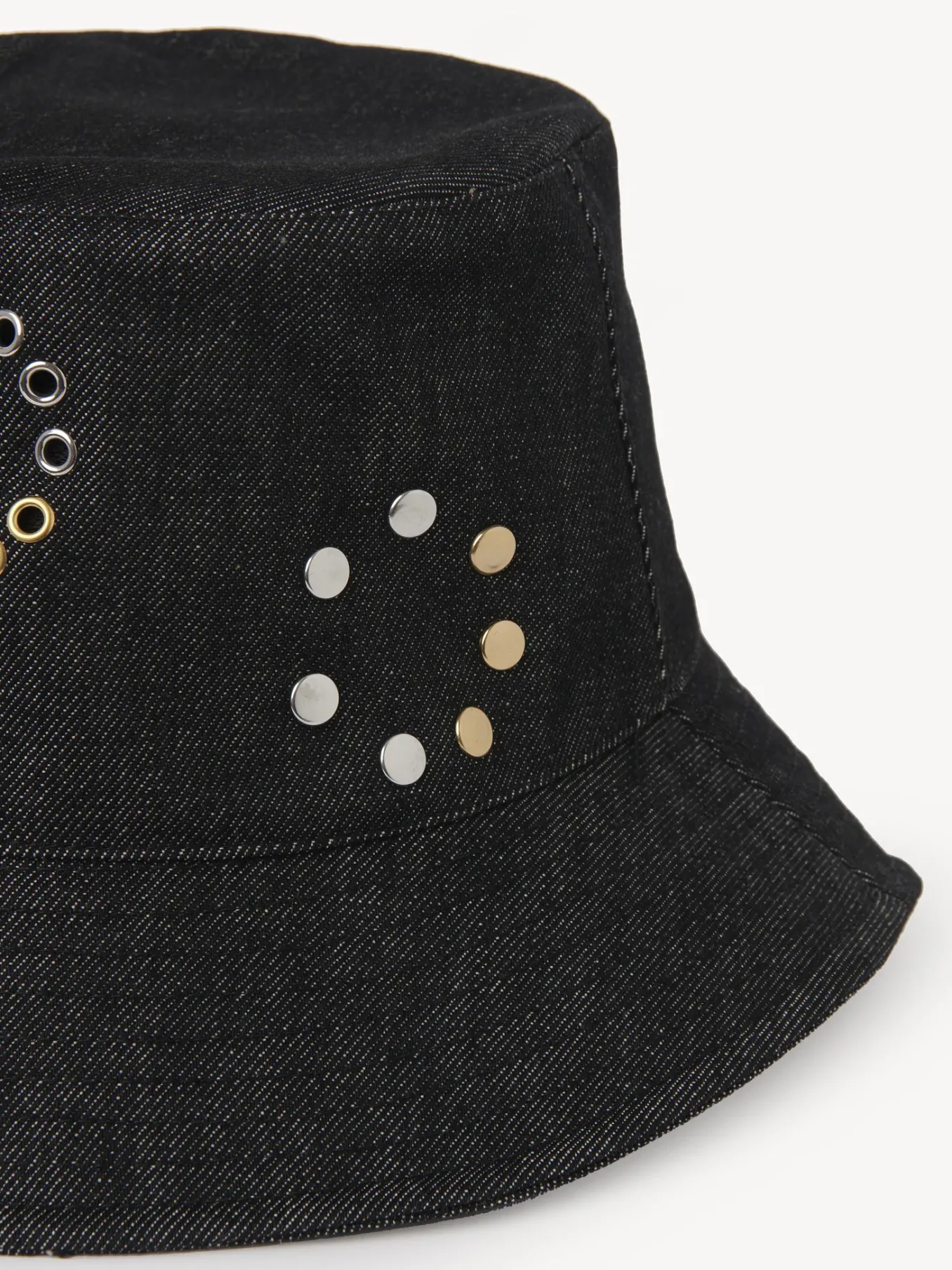 Chapeaux Et Gants-Chloé Chapeau Bob A Oeillets Noir