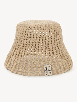 Tenues De Plage-Chloé Chapeau Cloche Straw Beige