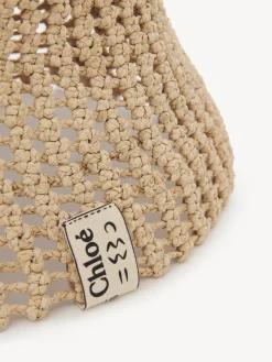 Tenues De Plage-Chloé Chapeau Cloche Straw Beige