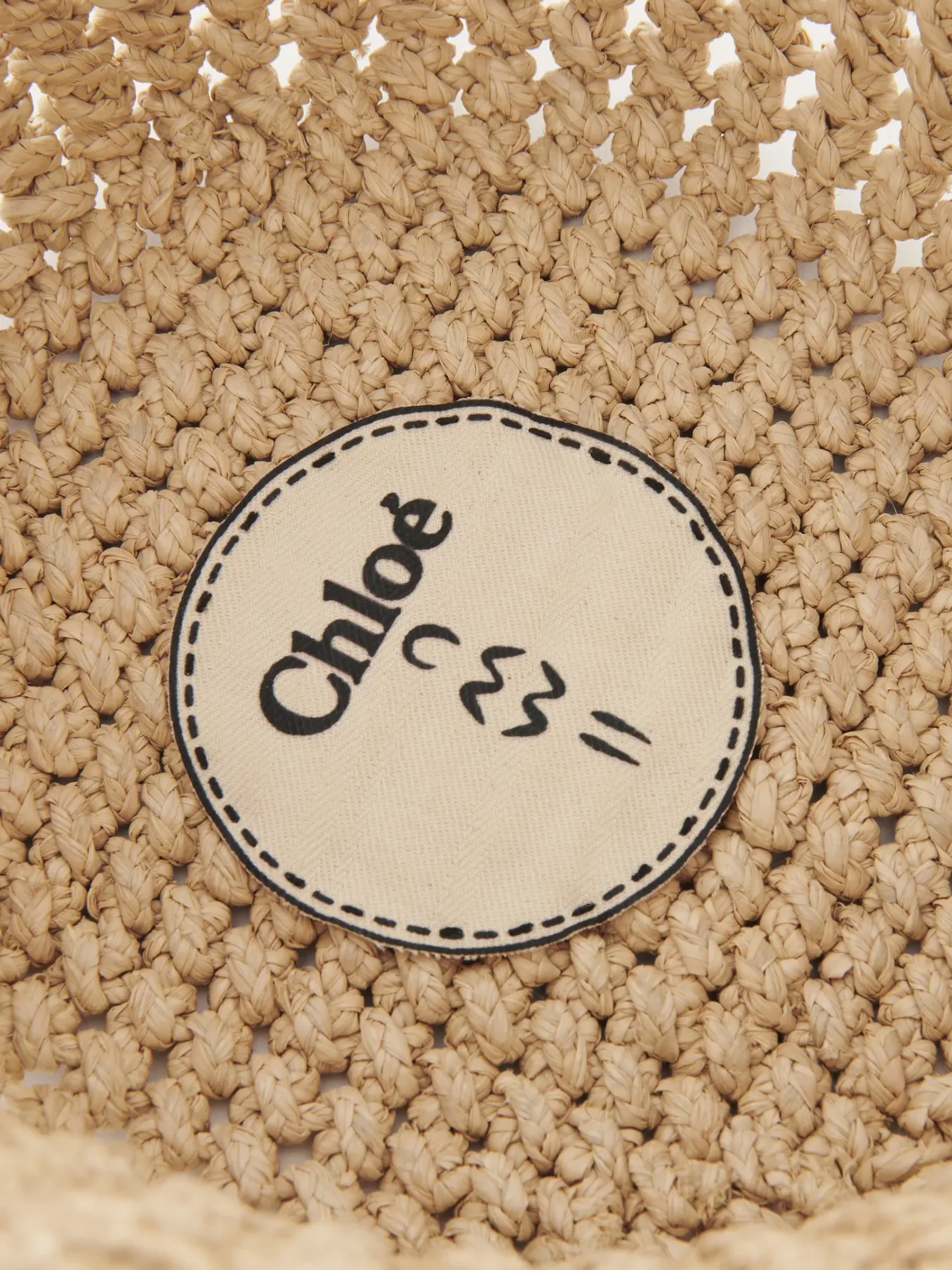 Tenues De Plage-Chloé Chapeau Cloche Straw Beige