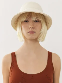Chapeaux Et Gants-Chloé Chapeau Piia Chloe X Eres Iconic Milk