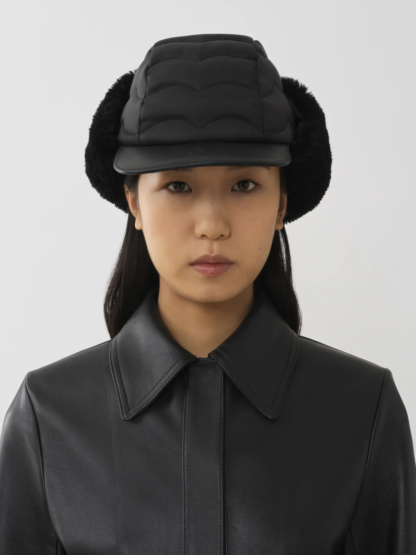 Chapeaux Et Gants-Chloé Chapka Noir