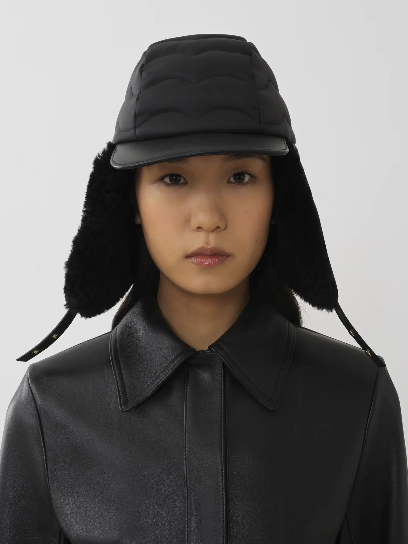 Chapeaux Et Gants-Chloé Chapka Noir