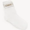 Autres Accessoires-Chloé Chaussettes Woody Clay Beige