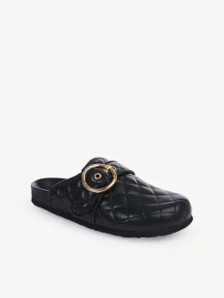 Sandales Et Espadrilles-Chloé Chaussons De Ville Jodie Noir