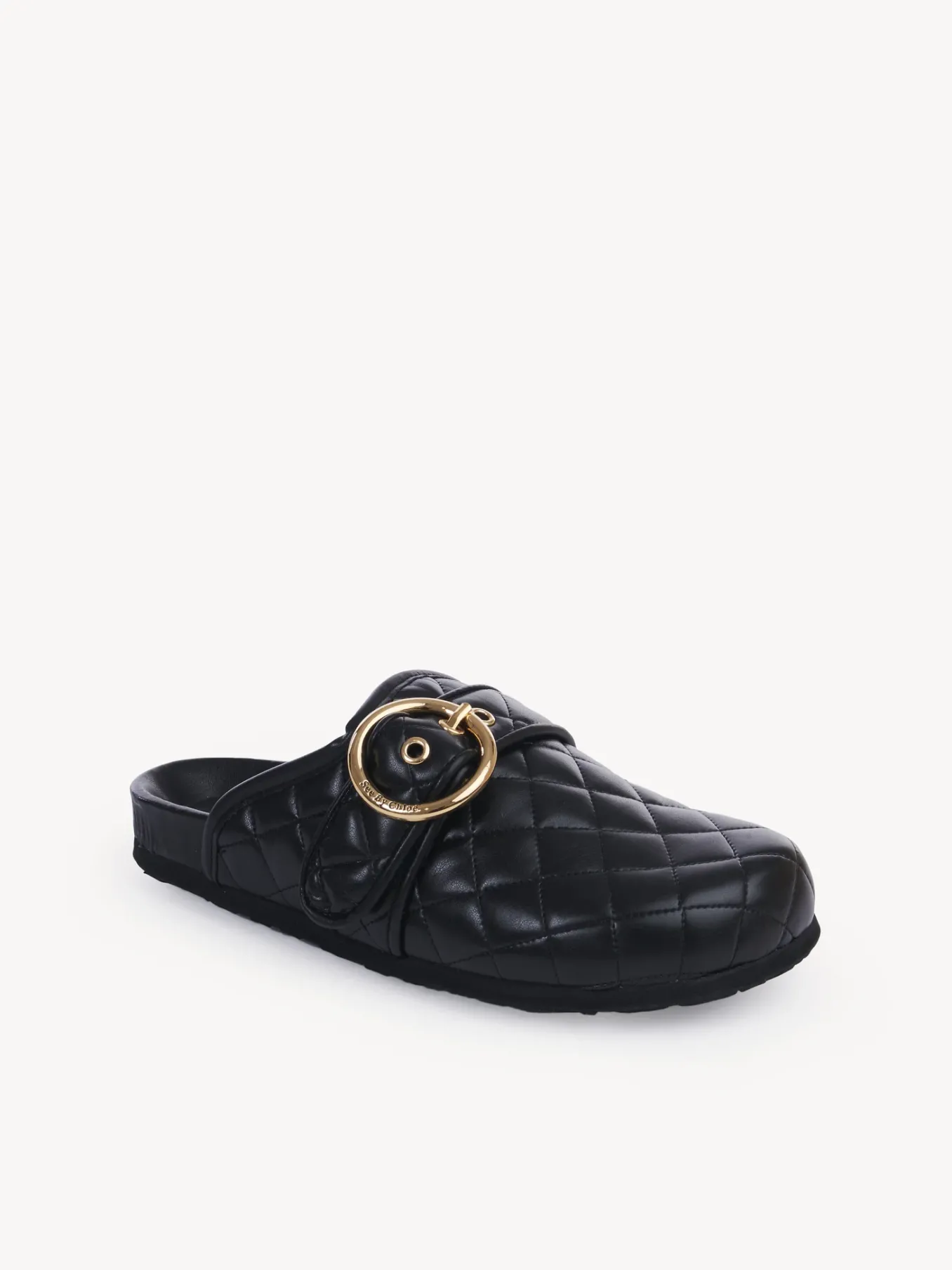 Sandales Et Espadrilles-Chloé Chaussons De Ville Jodie Noir