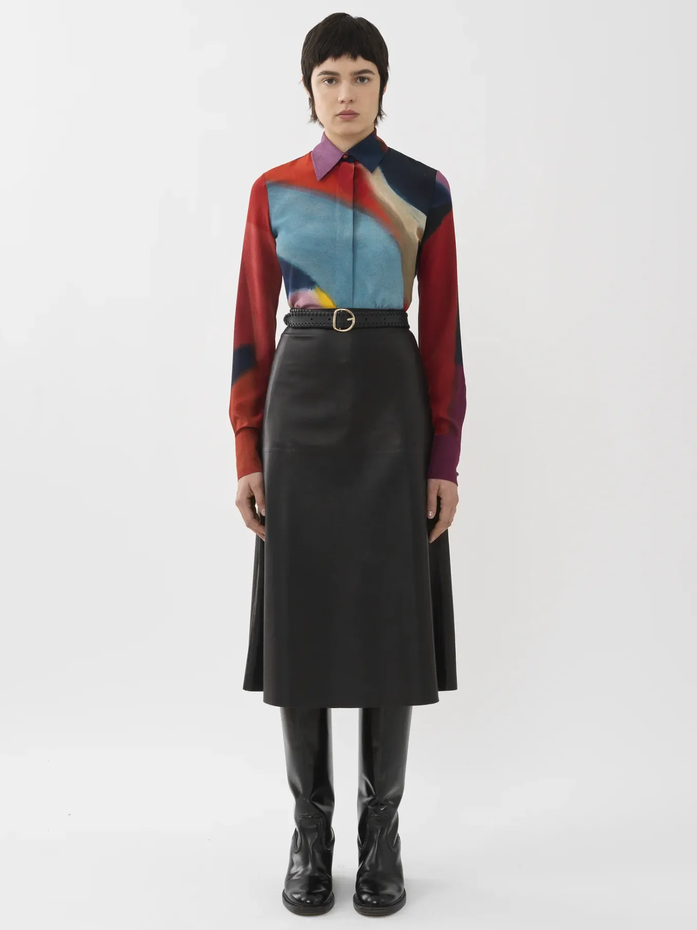 Tops Et Blouses-Chloé Chemise Caroline Denervaud Pour Chloe Multicolor 1