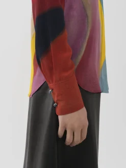 Tops Et Blouses-Chloé Chemise Caroline Denervaud Pour Chloe Multicolor 1