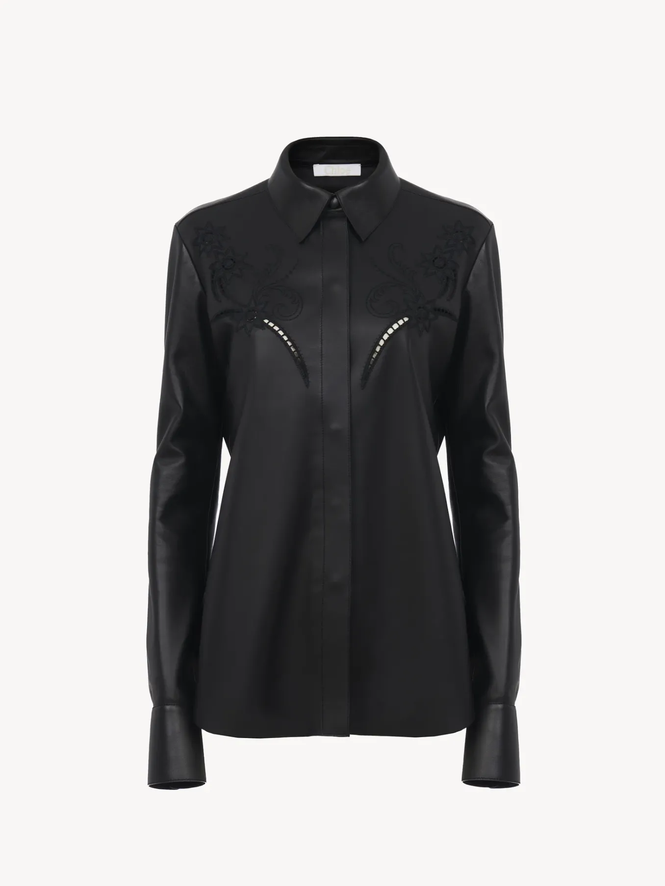 Tops Et Blouses-Chloé Chemise Classique Noir