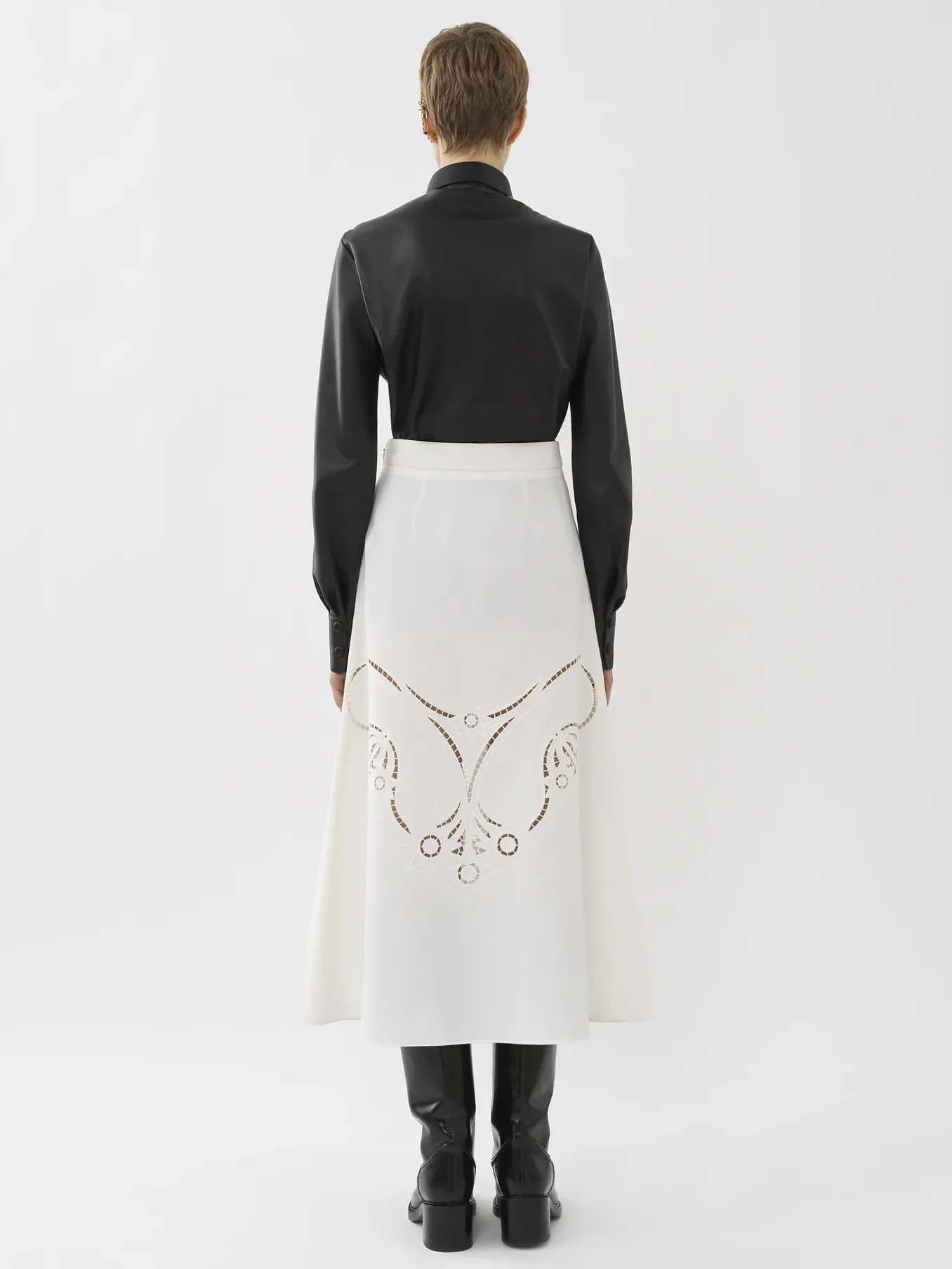 Tops Et Blouses-Chloé Chemise Classique Noir
