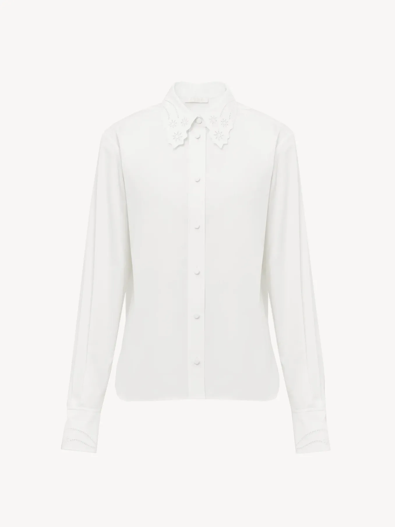 Tops Et Blouses-Chloé Chemise Classique Blanc