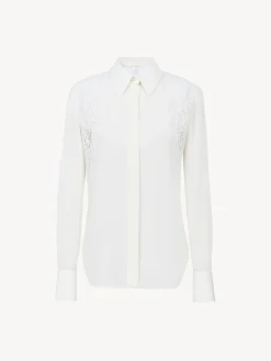 Tops Et Blouses-Chloé Chemise Classique Coconut Milk