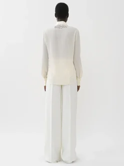 Tops Et Blouses-Chloé Chemise Classique Coconut Milk