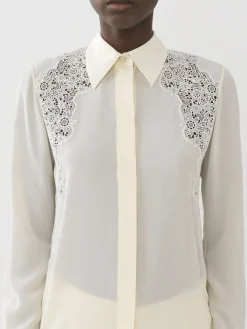 Tops Et Blouses-Chloé Chemise Classique Coconut Milk
