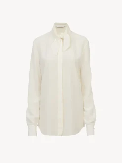 Tops Et Blouses-Chloé Chemise Col Foulard Buttercream