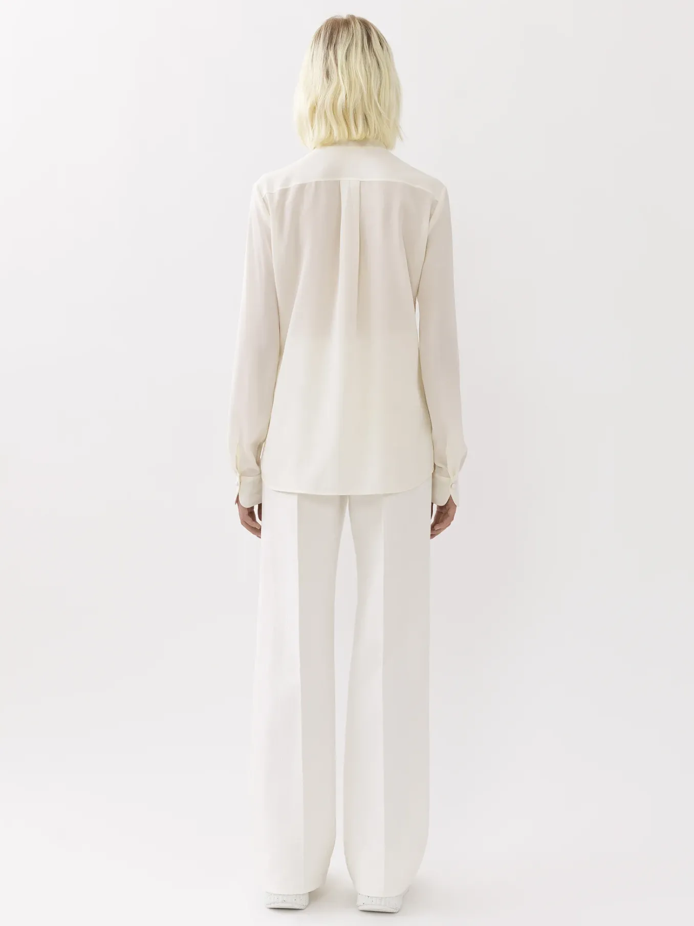 Tops Et Blouses-Chloé Chemise Col Foulard Buttercream