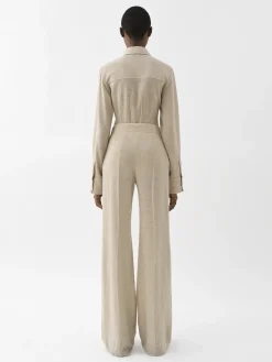 Tops Et Blouses-Chloé Chemise Corset Sandy Khaki