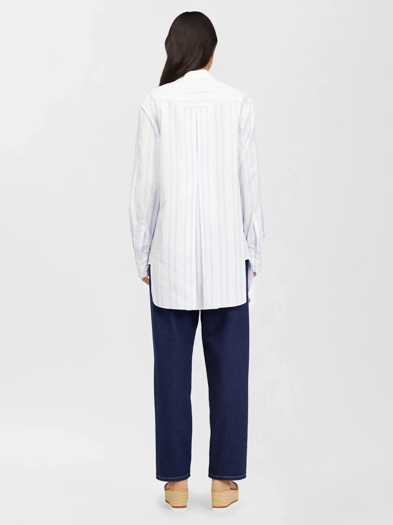 Vêtements-Chloé Chemise Longue Col Mao Hemp