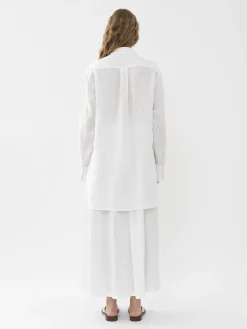 Tops Et Blouses-Chloé Chemise Longue Patricia Chloe X Eres Iconic Milk