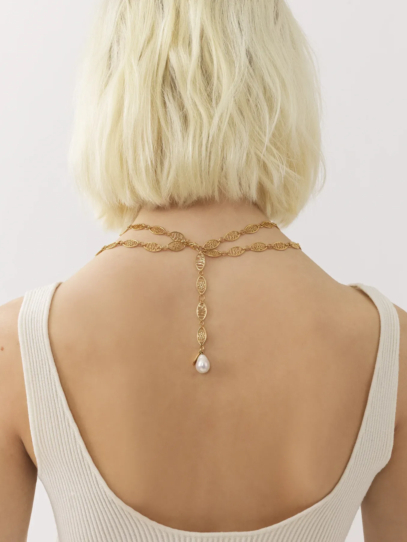 Bijoux-Chloé Collier Darcey Lace Bright Gold