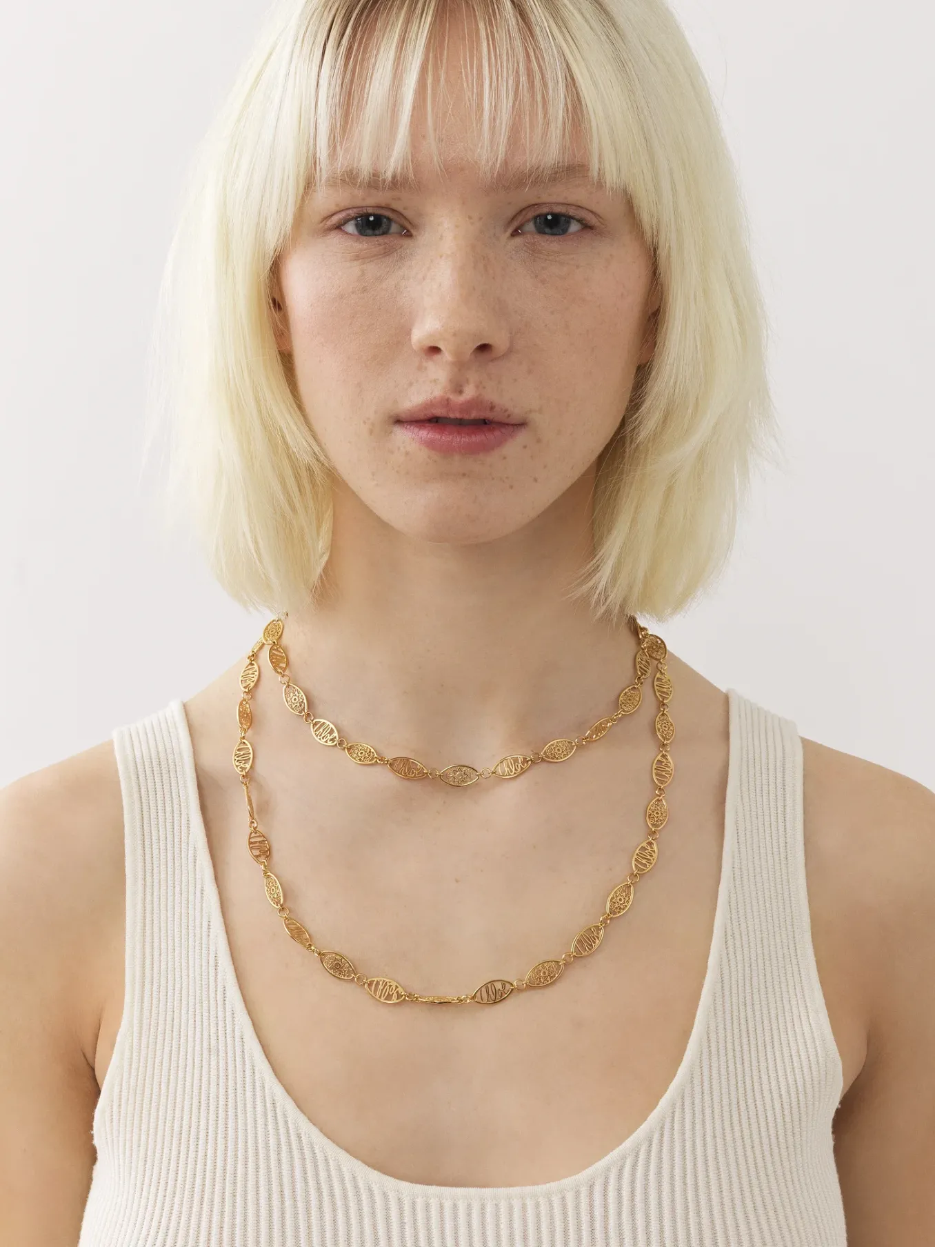 Bijoux-Chloé Collier Darcey Lace Bright Gold
