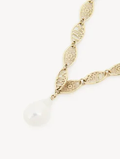 Bijoux-Chloé Collier Darcey Lace Gold Color