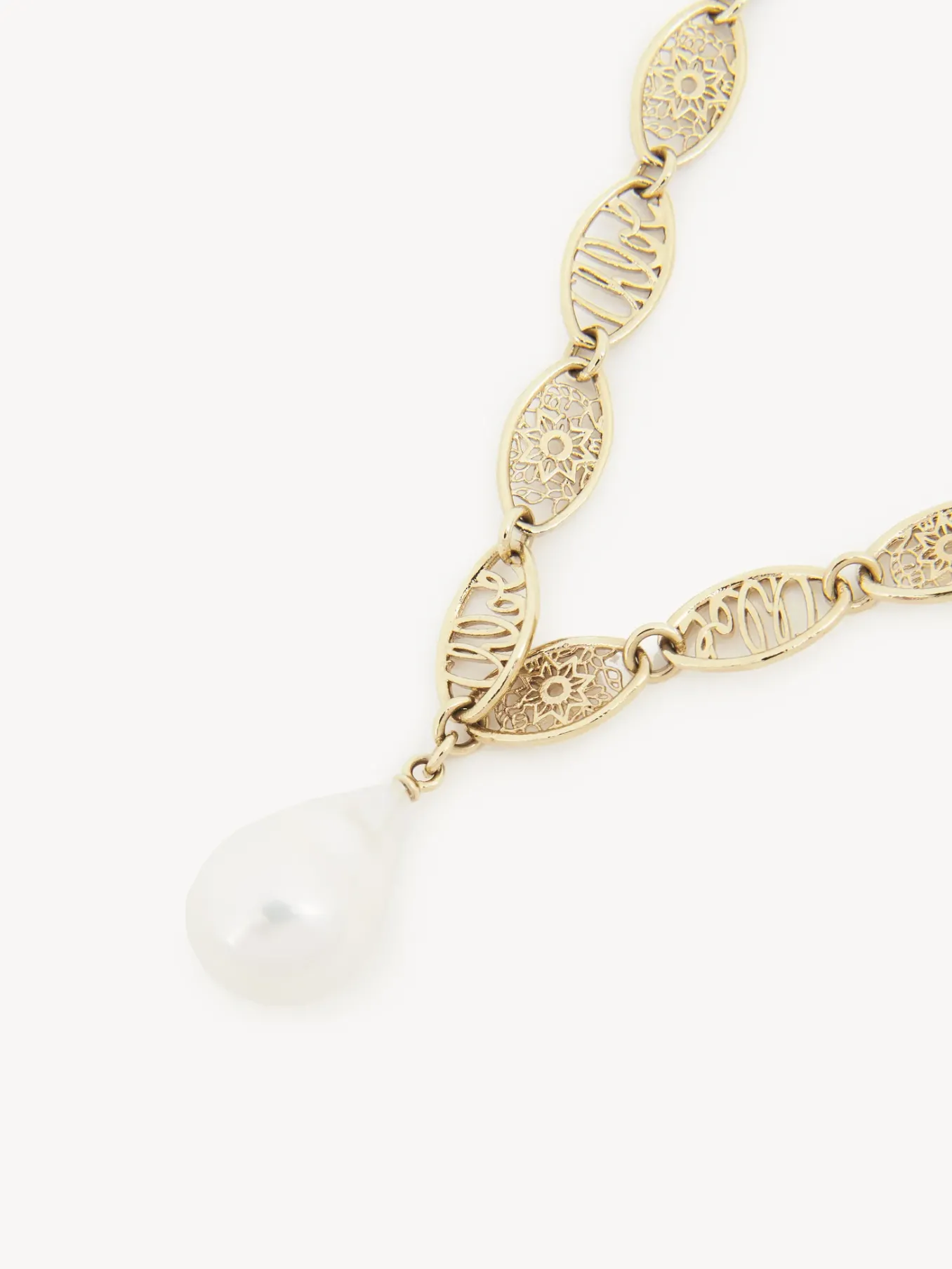 Bijoux-Chloé Collier Darcey Lace Gold Color