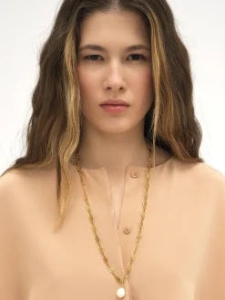 Bijoux-Chloé Collier Darcey Lace Gold Color