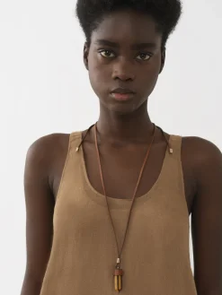 Bijoux-Chloé Collier Mini Jemma Brown - Brown 1