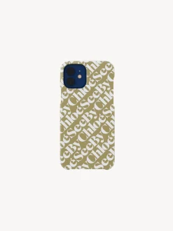 Coques Pour Telephones Et Accessoires-Chloé Coque See By Chloe Pour Iphone 12 Et 12 Pro Pottery Green