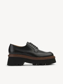 Mocassins Et Chaussures Plates-Chloé Derbies Owena Noir