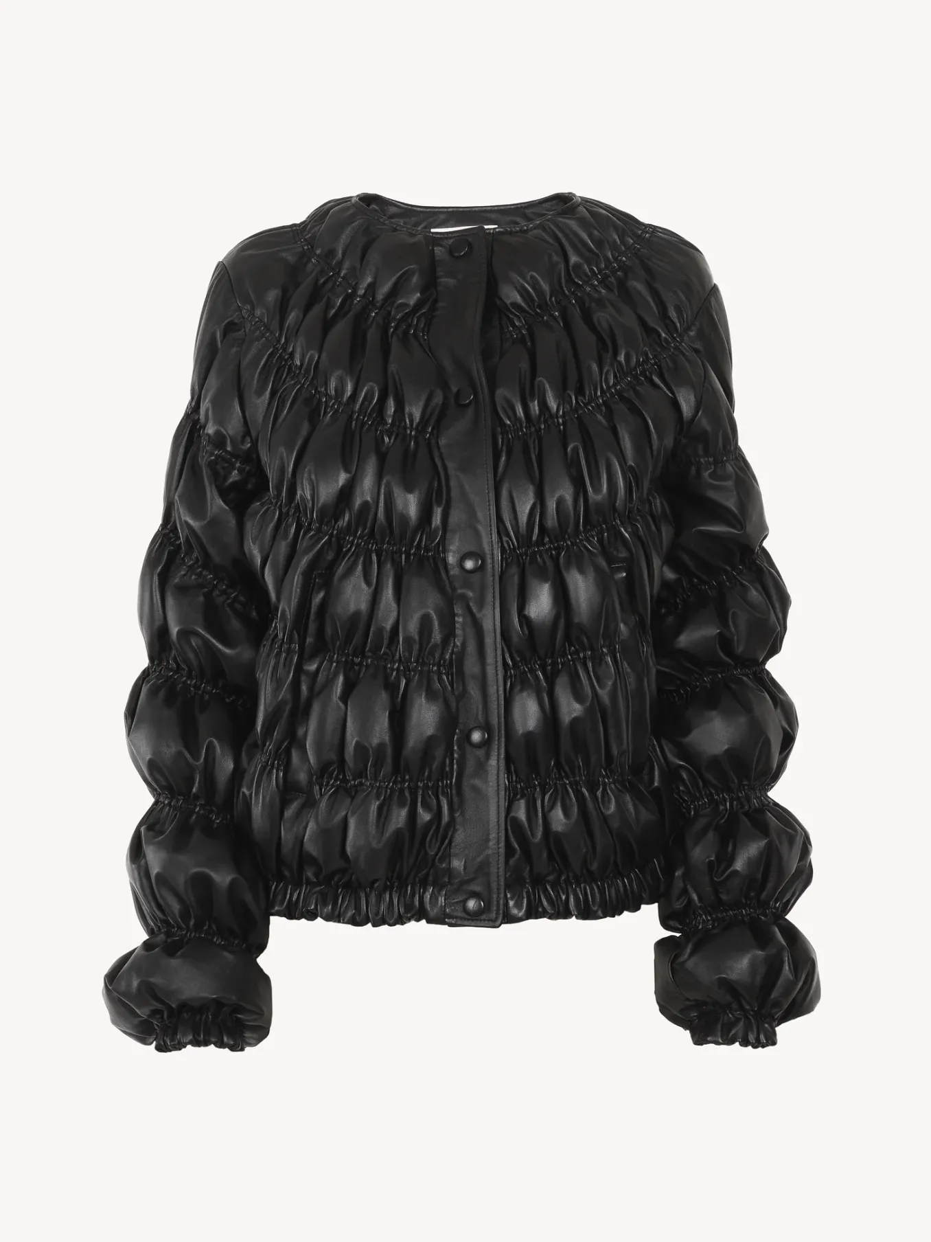 Vestes-Chloé Doudoune Froncee Noir