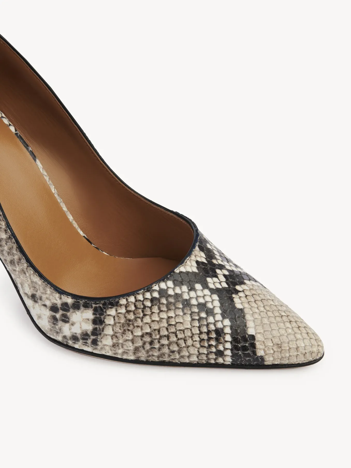 Ballerines Et Escarpins-Chloé Escarpins Oli Eternal Grey