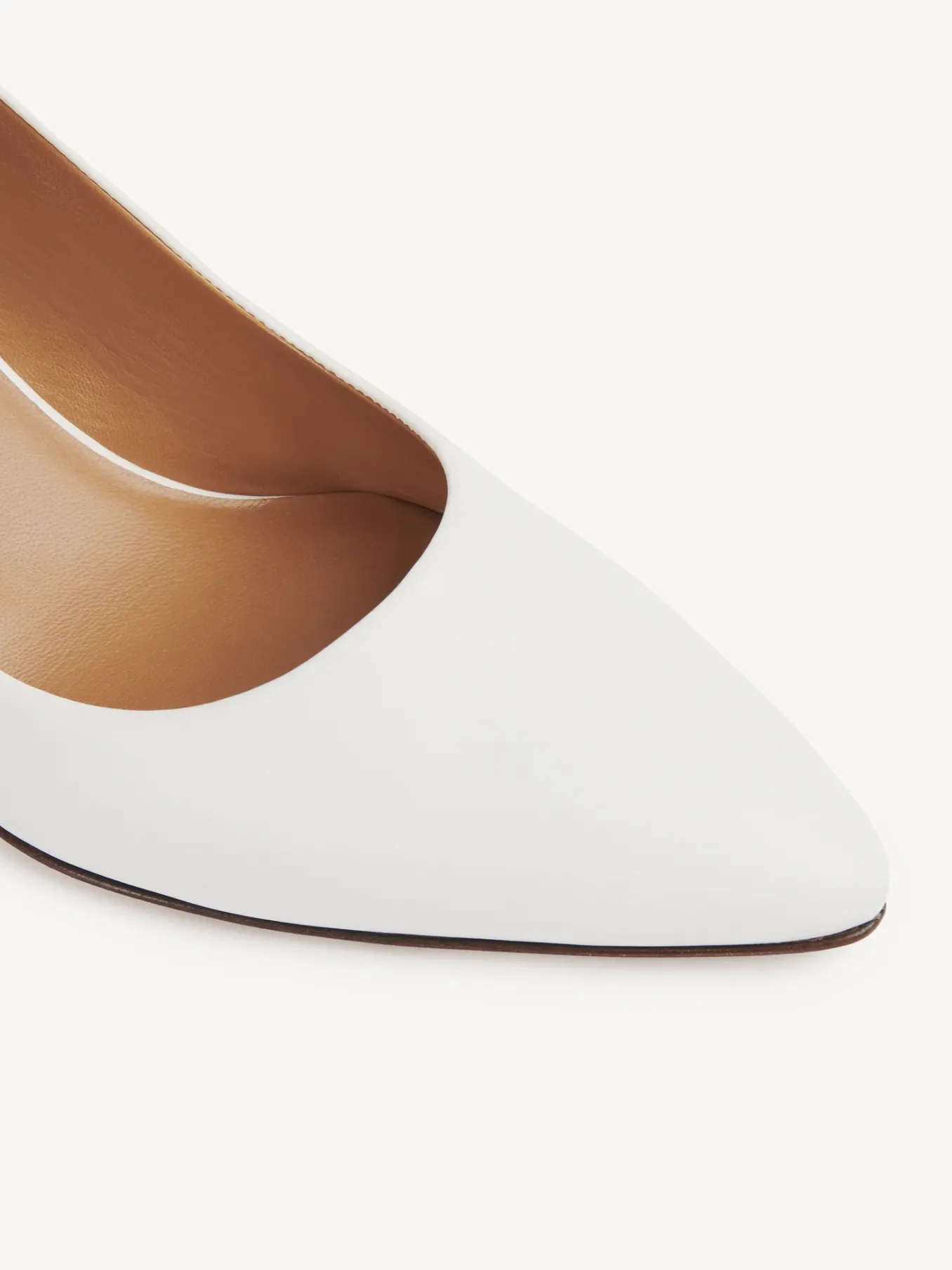 Ballerines Et Escarpins-Chloé Escarpins Oli Blanc