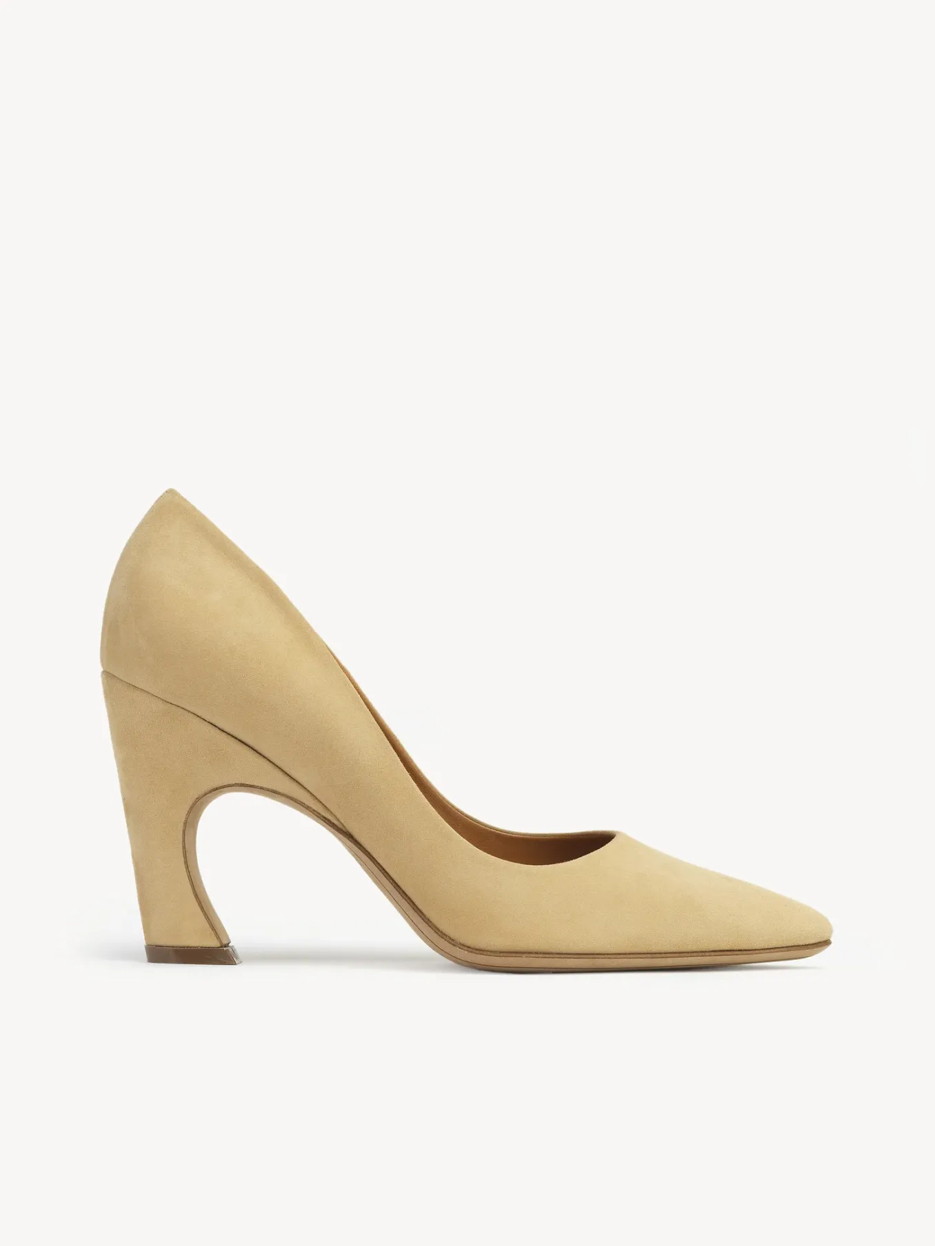 Ballerines Et Escarpins-Chloé Escarpins Oli Milky Brown