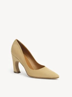 Ballerines Et Escarpins-Chloé Escarpins Oli Milky Brown