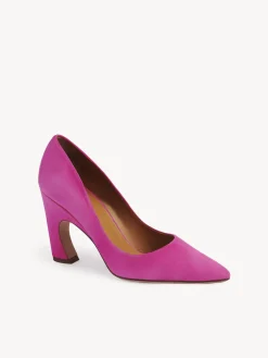 Ballerines Et Escarpins-Chloé Escarpins Oli Dark Peony