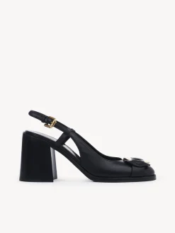 Sandales Et Espadrilles-Chloé Escarpins Ouverts Chany Noir