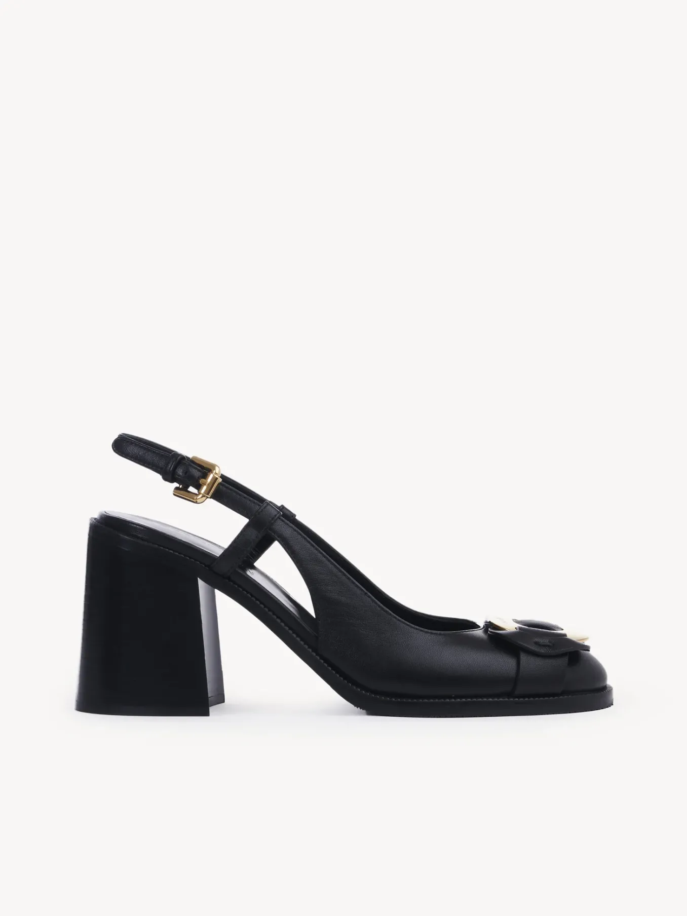 Sandales Et Espadrilles-Chloé Escarpins Ouverts Chany Noir